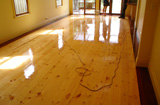 Baltic Pine with a Jarrah border