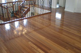 Brushbox strip flooring, Tung oil finish