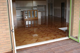 Messmate parquetry - Herringbone pattern