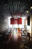 Gingerboy Restaurant - Bamboo strip flooring, dark wenge stain